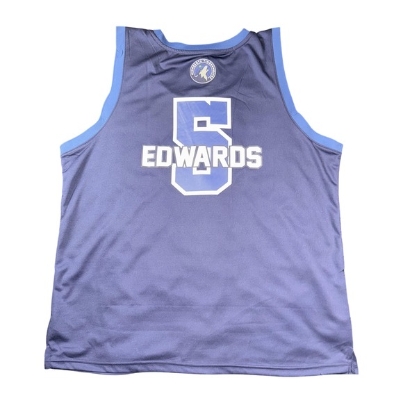 Minnesota Timberwolves Jersey Mens 2XL Blue NBA Basketball Anthony Edwards 5 - Picture 1 of 8